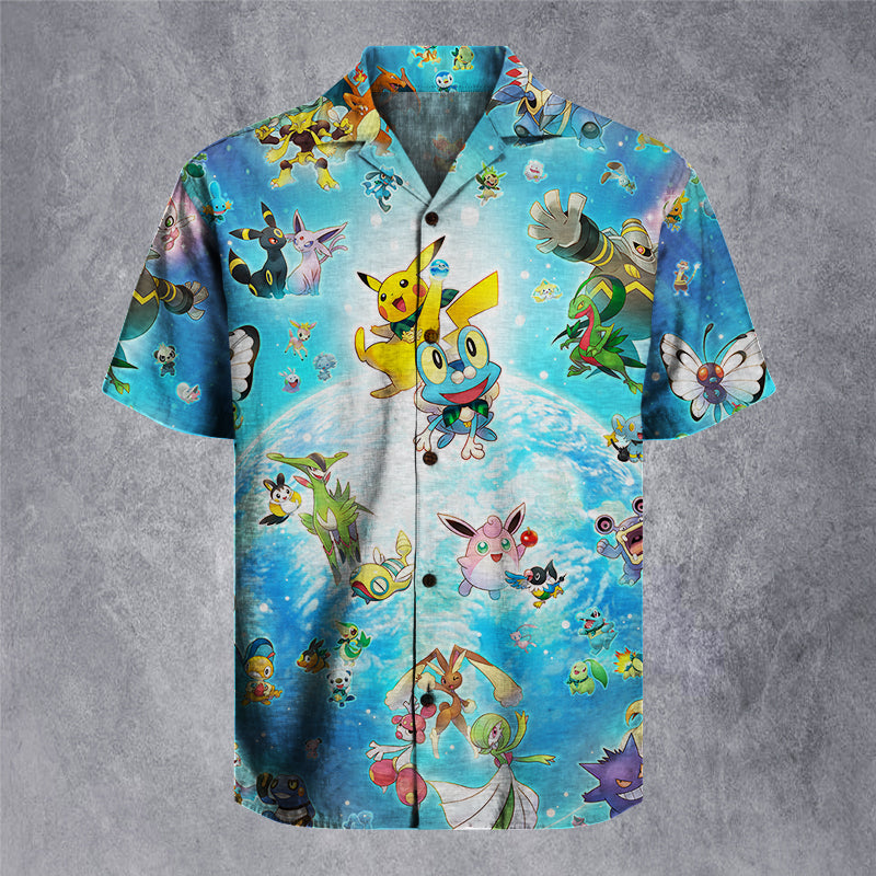Anime Unisex Hawaiian Shirt
