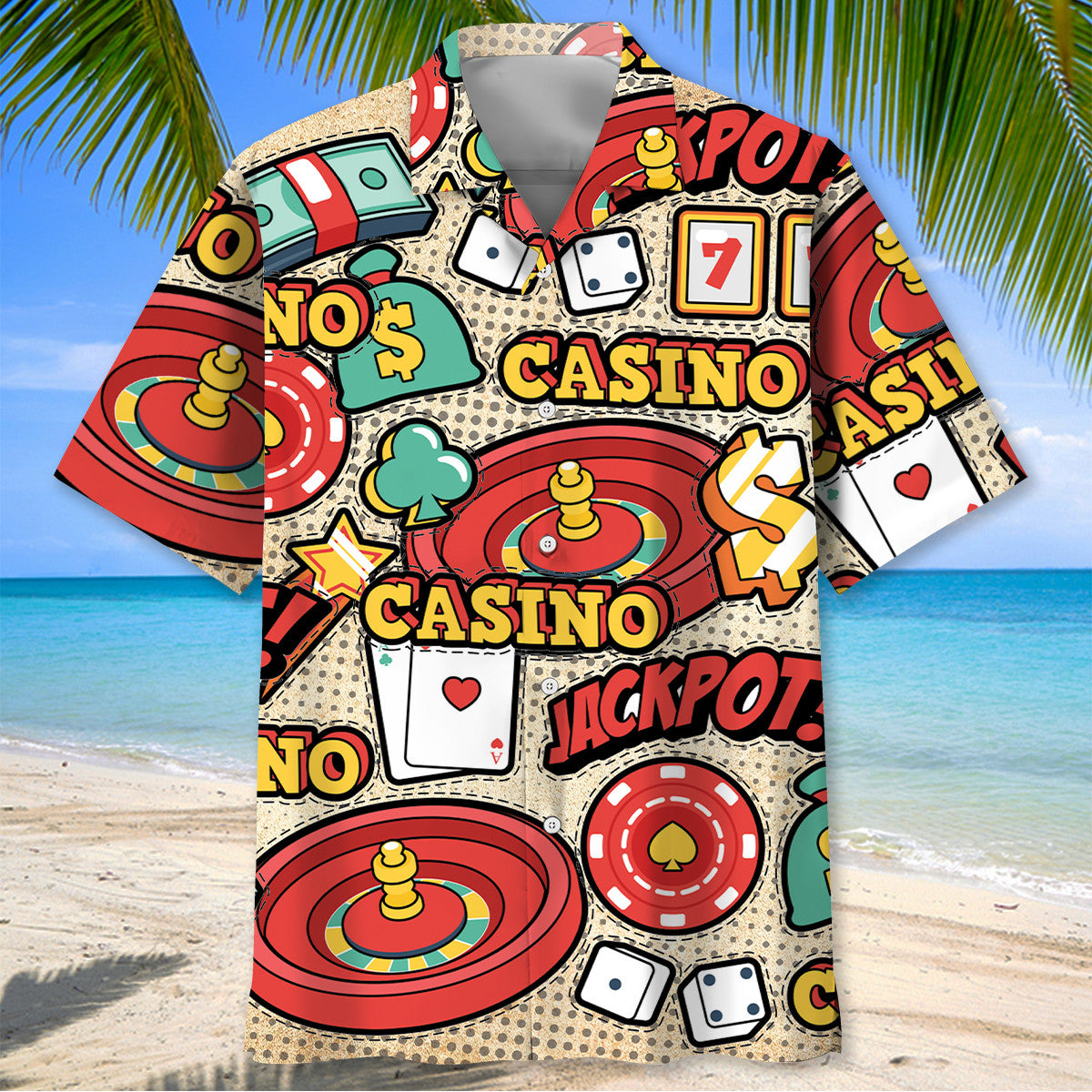 Poker Jackpot Hawaiian Shirt