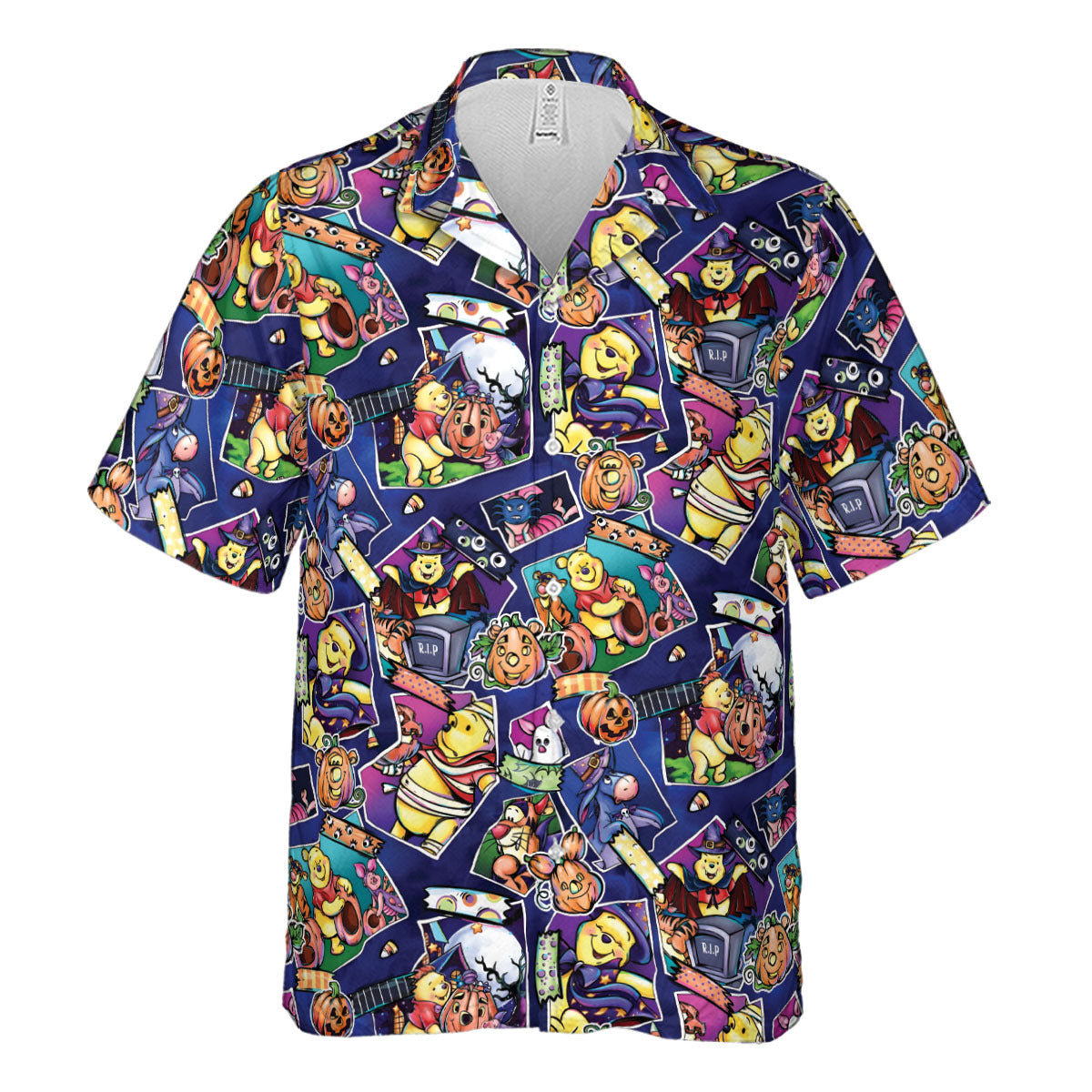 Pooh Bear Halloween Hawaiian Shirt