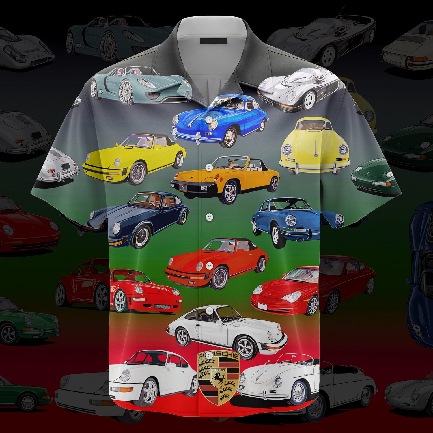 Porsche X 14 Unisex Hawaiian Shirt