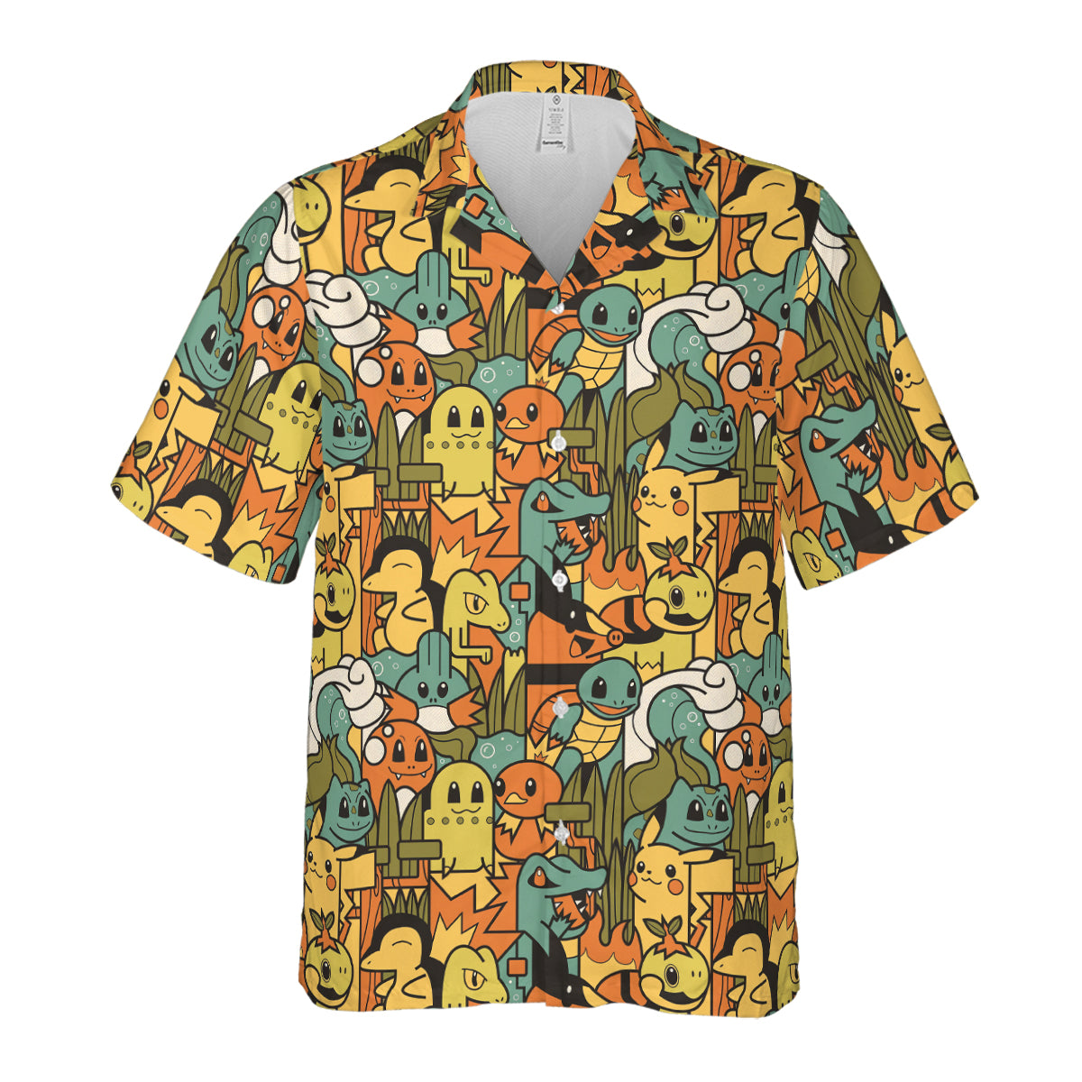 Power Starter Colors Pokemon Hawaiian Shirt