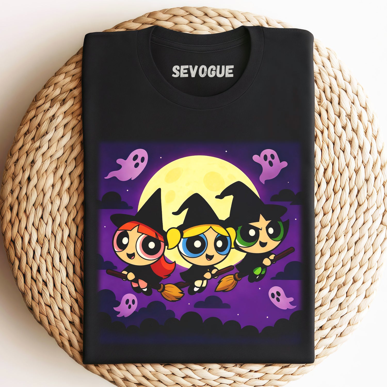 Powerpuff Girls Plays Witch Unisex Tee, Sweatshirt & Hoodi
