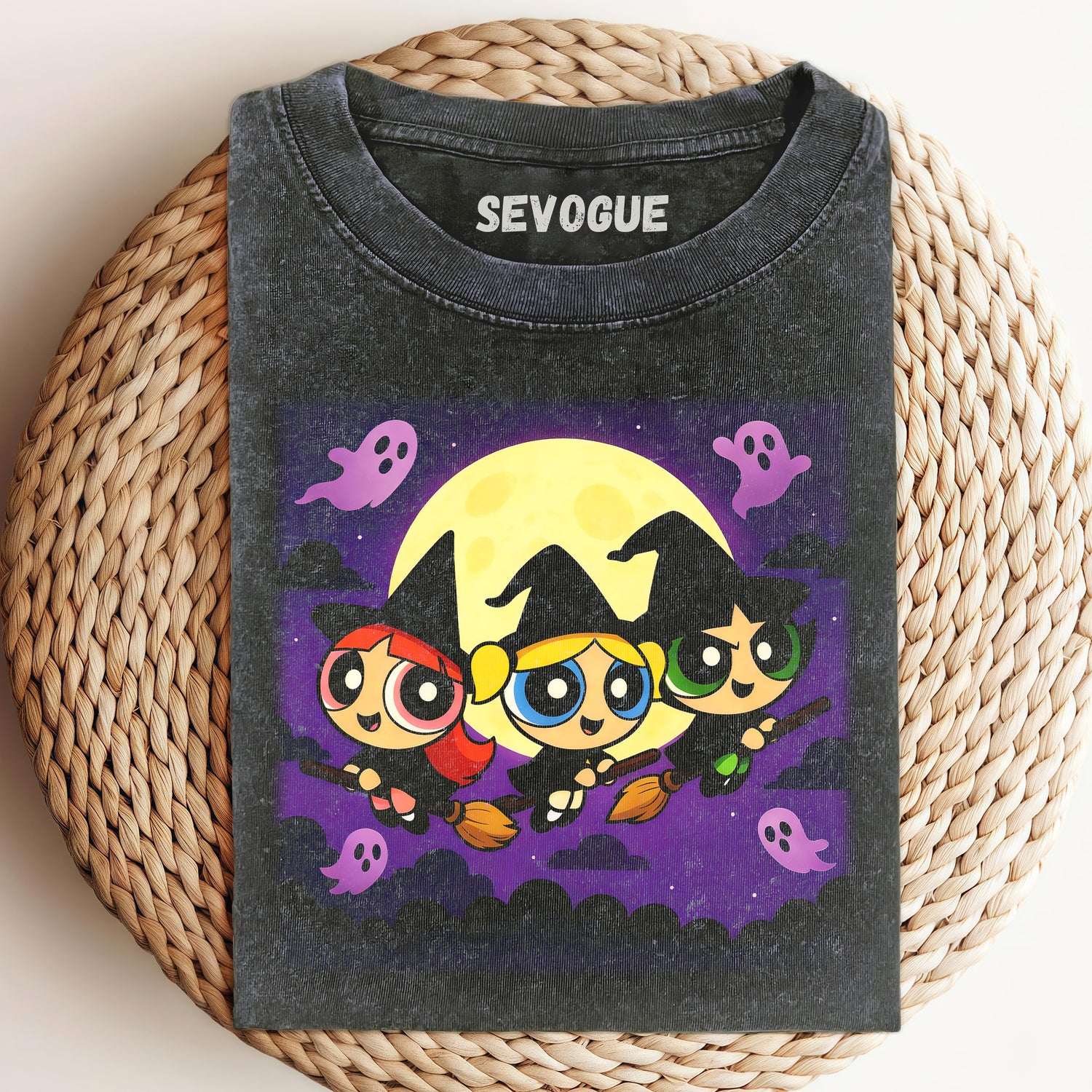 Powerpuff Girls Plays Witch Unisex Tee, Sweatshirt & Hoodi