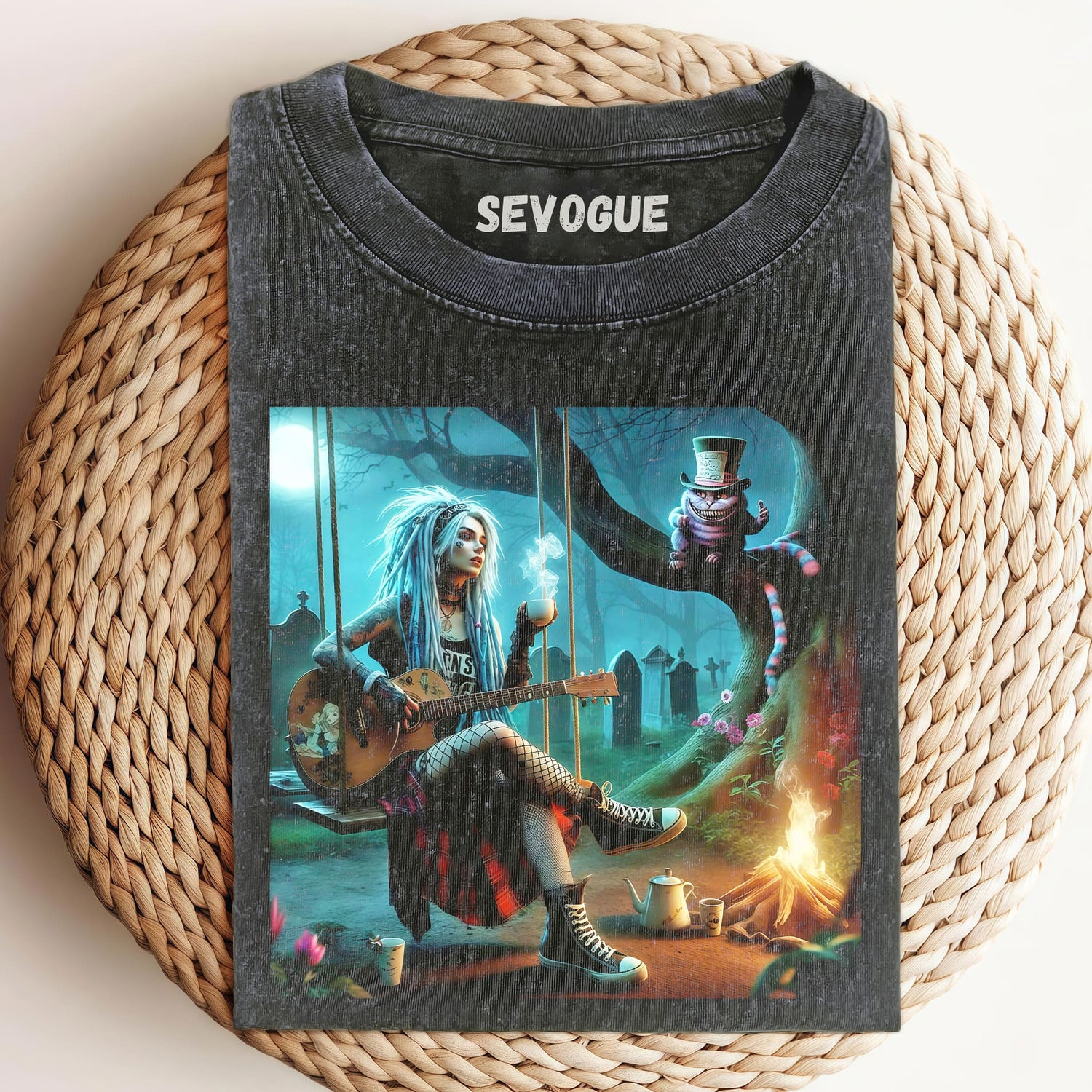 Princess Playing Guitar Unisex Tee, Sweatshirt & Hoodie