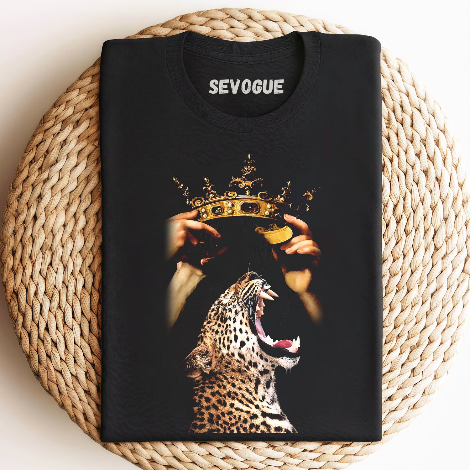Put A Crown On The Leopard Unisex Tee, Sweatshirt & Hoodie