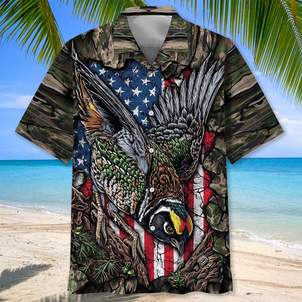 Quail Perched On The Rock Hawaiian Shirt