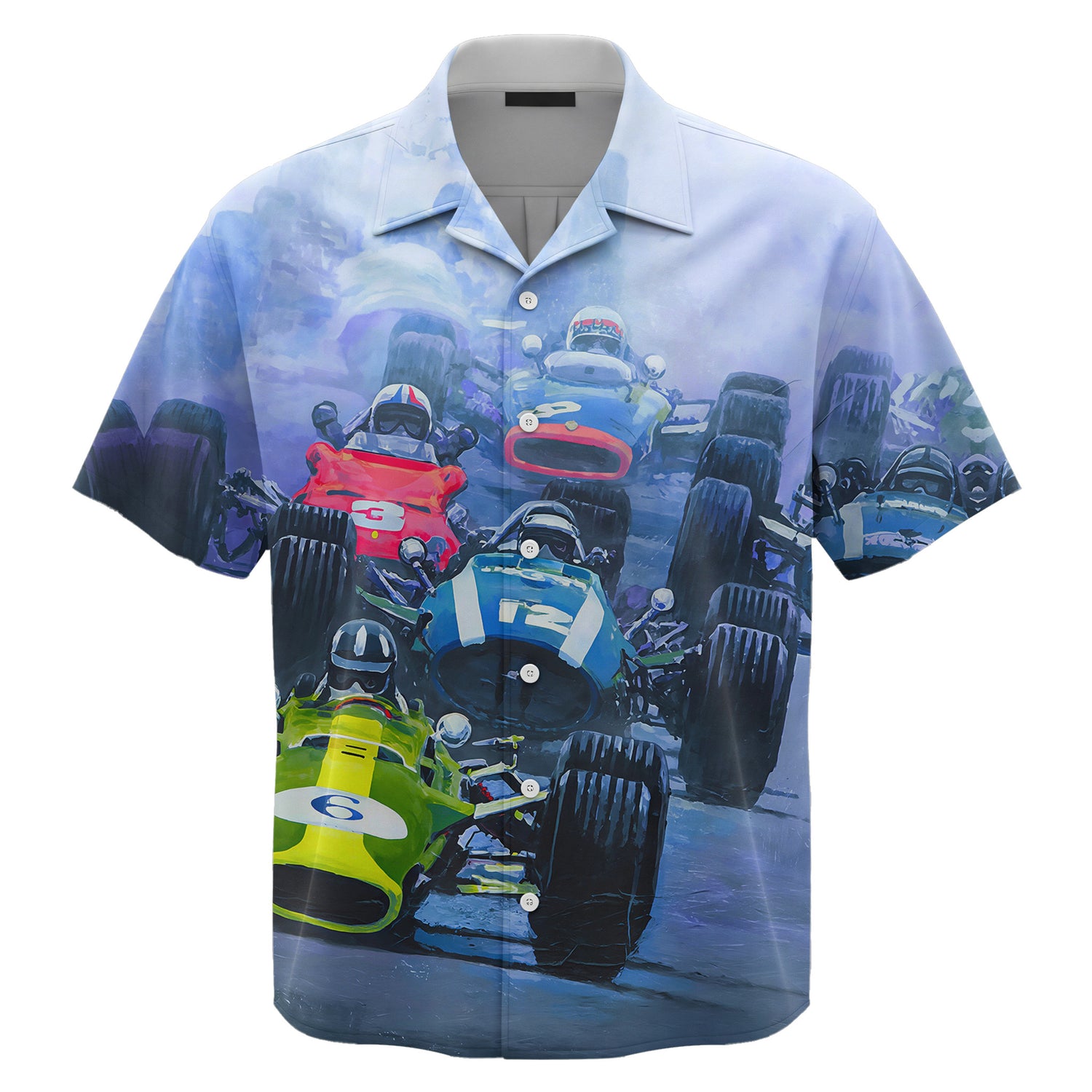 Racing Car Unisex Hawaiian Shirt