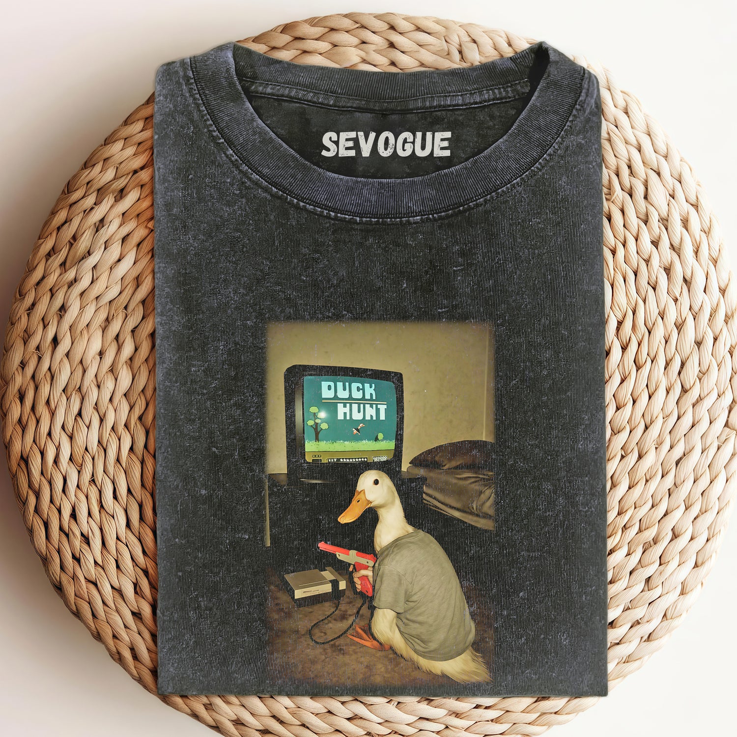 Retro Duck Unisex Tee, Sweatshirt & Hoodi