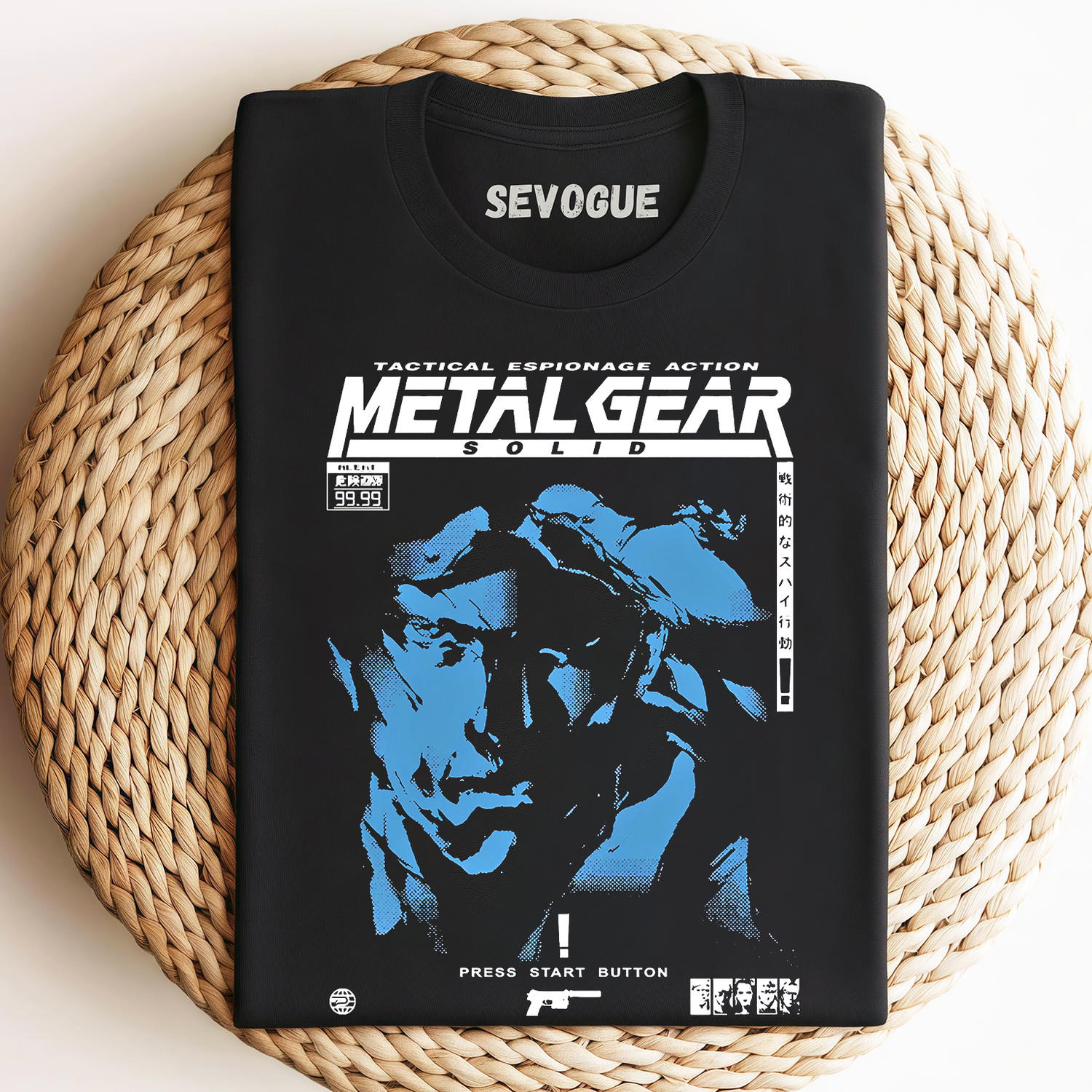 Retro Mgs1 Snake Unisex Tee, Sweatshirt & Hoodie