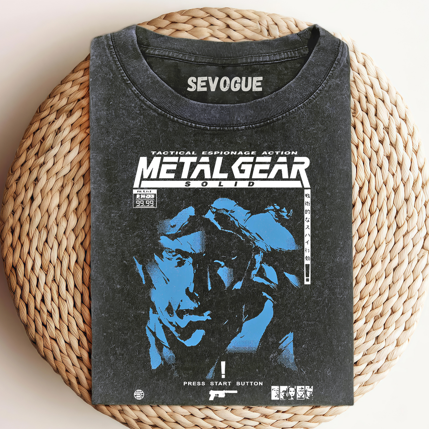 Retro Mgs1 Snake Unisex Tee, Sweatshirt & Hoodie