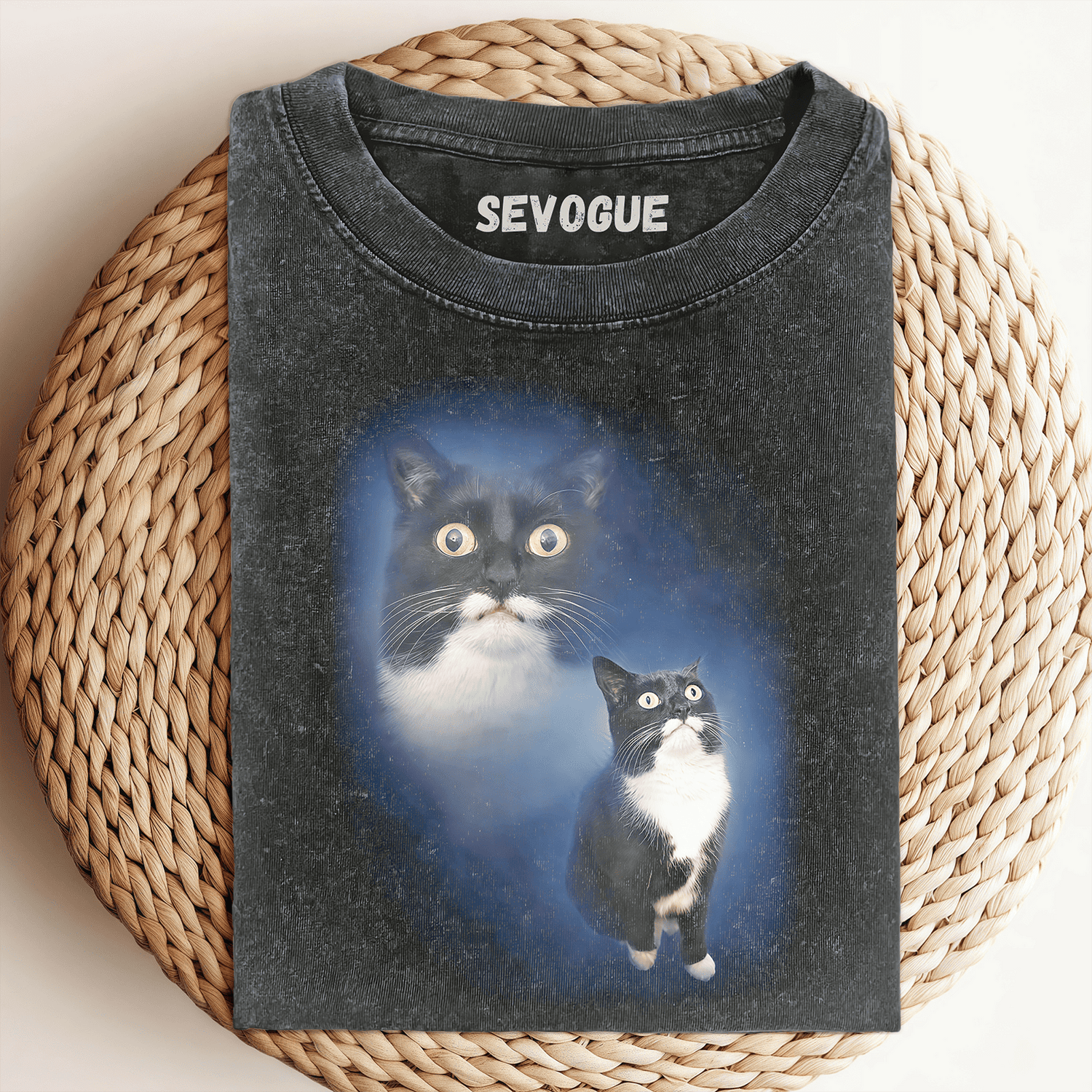 Retro Pet Portrait Unisex Tee, Sweatshirt & Hoodie