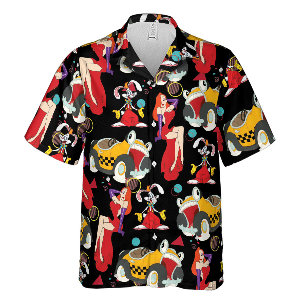 Retro 90s Jessica Rabbit Roger Rabbit Hawaiian Shirt