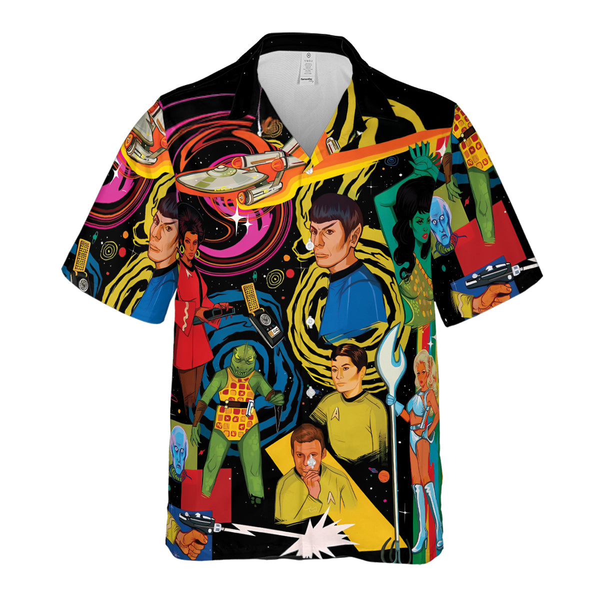 Retro Galaxy Star Trek Hawaiian Shirt