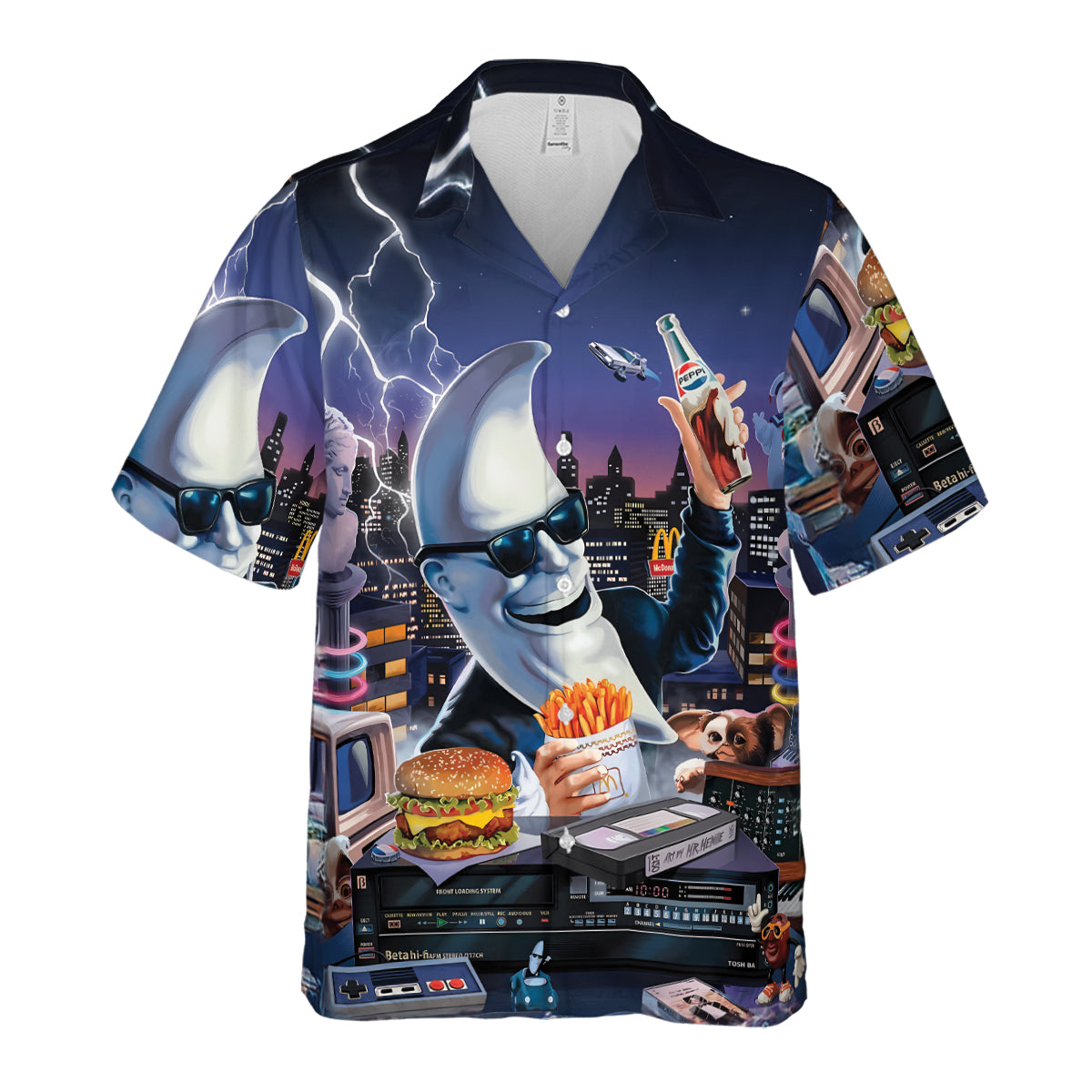 Retro Moon Mac Tonight Hawaiian Shirt