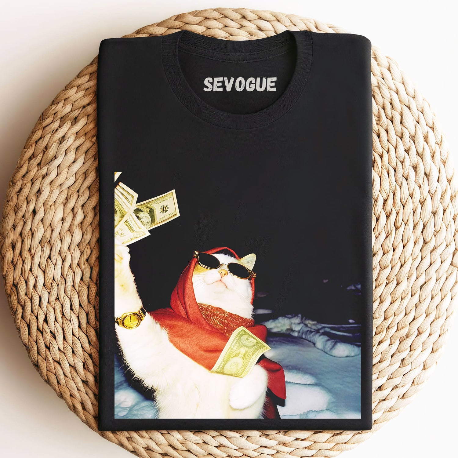 Rich Cat Unisex Tee, Sweatshirt & Hoodie
