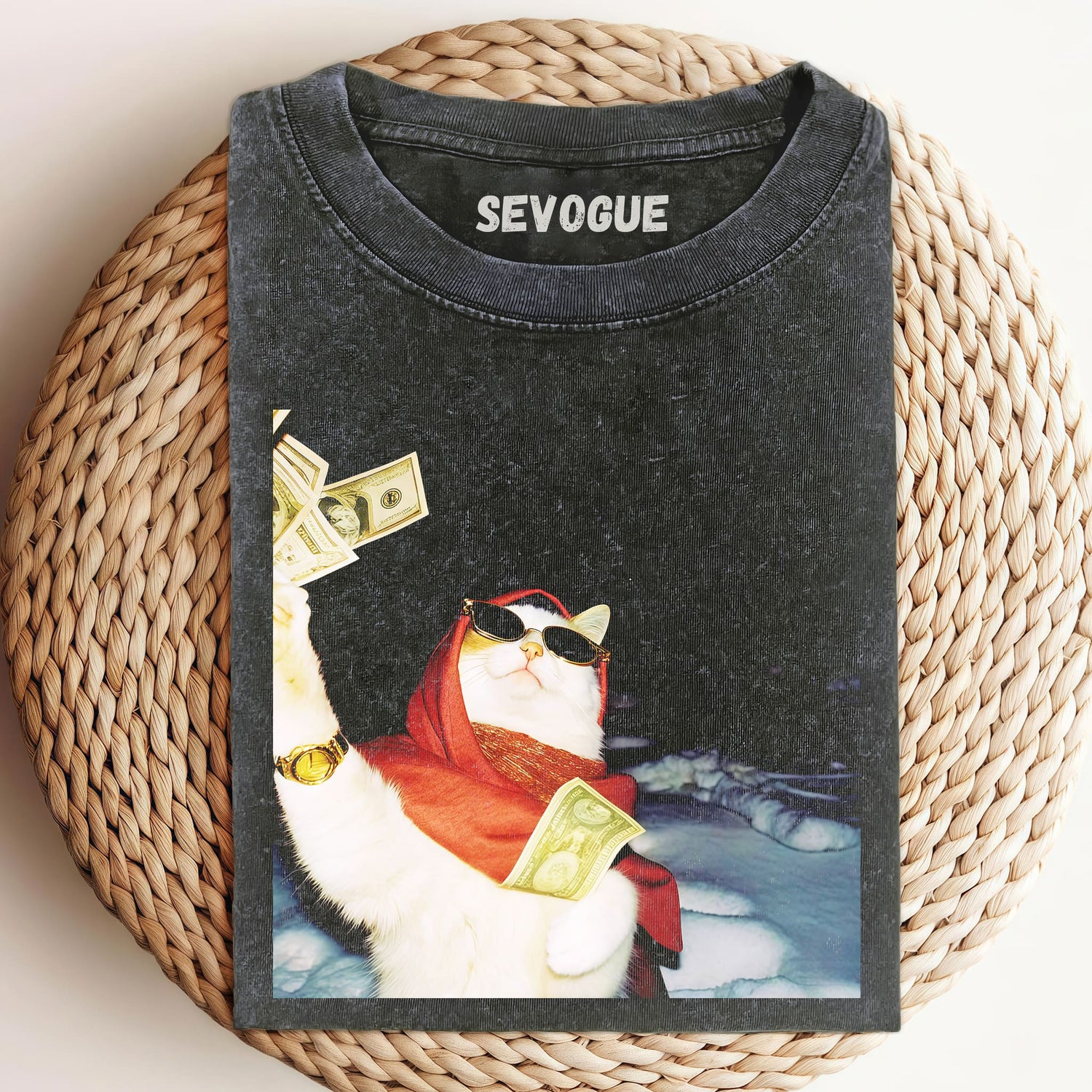 Rich Cat Unisex Tee, Sweatshirt & Hoodie