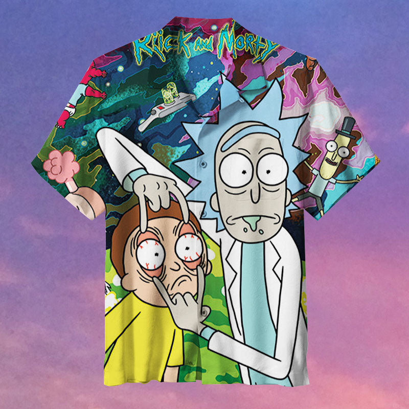 Rick And Morty Unisex Hawaiian Shirt