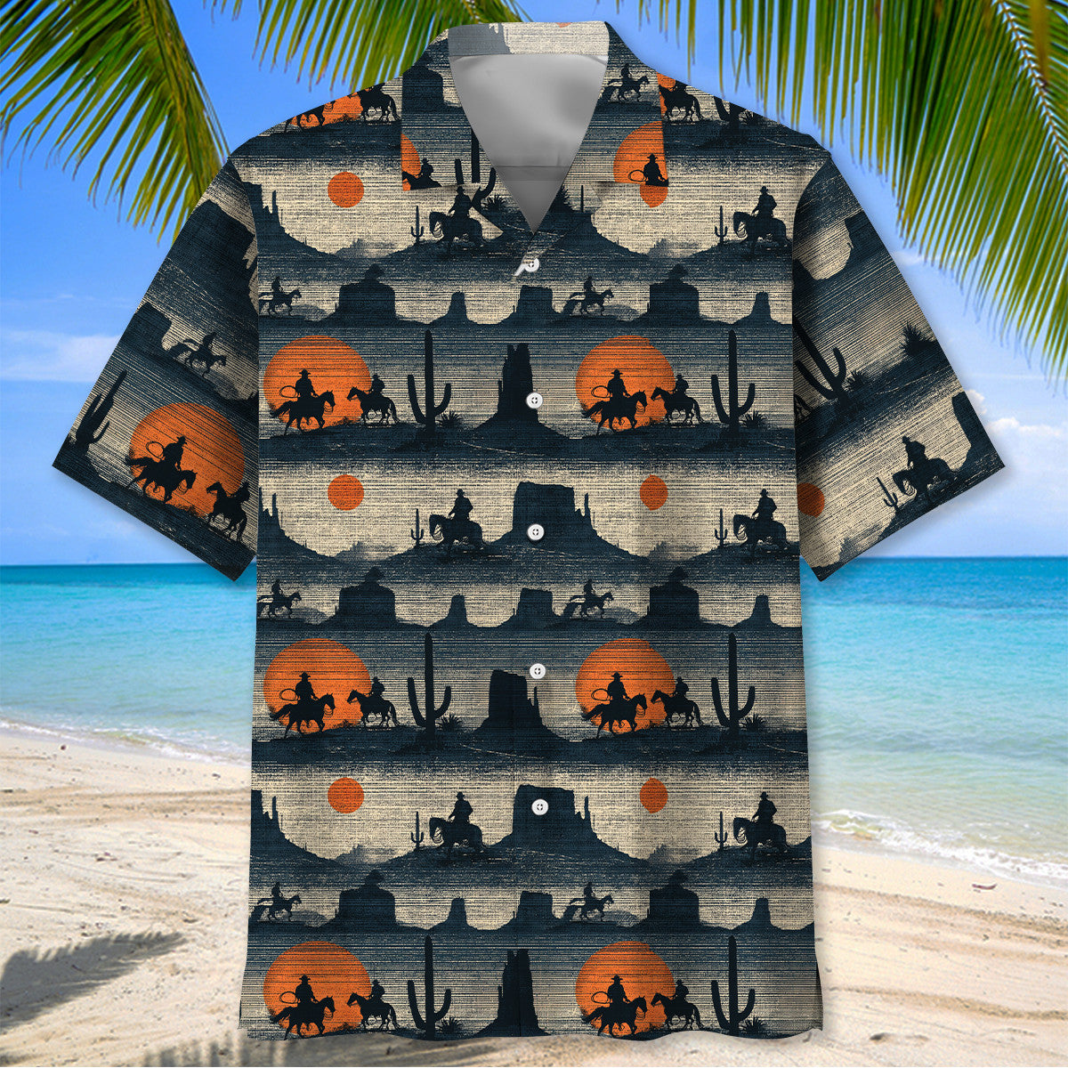 Rodeo Rust Hawaiian Shirt