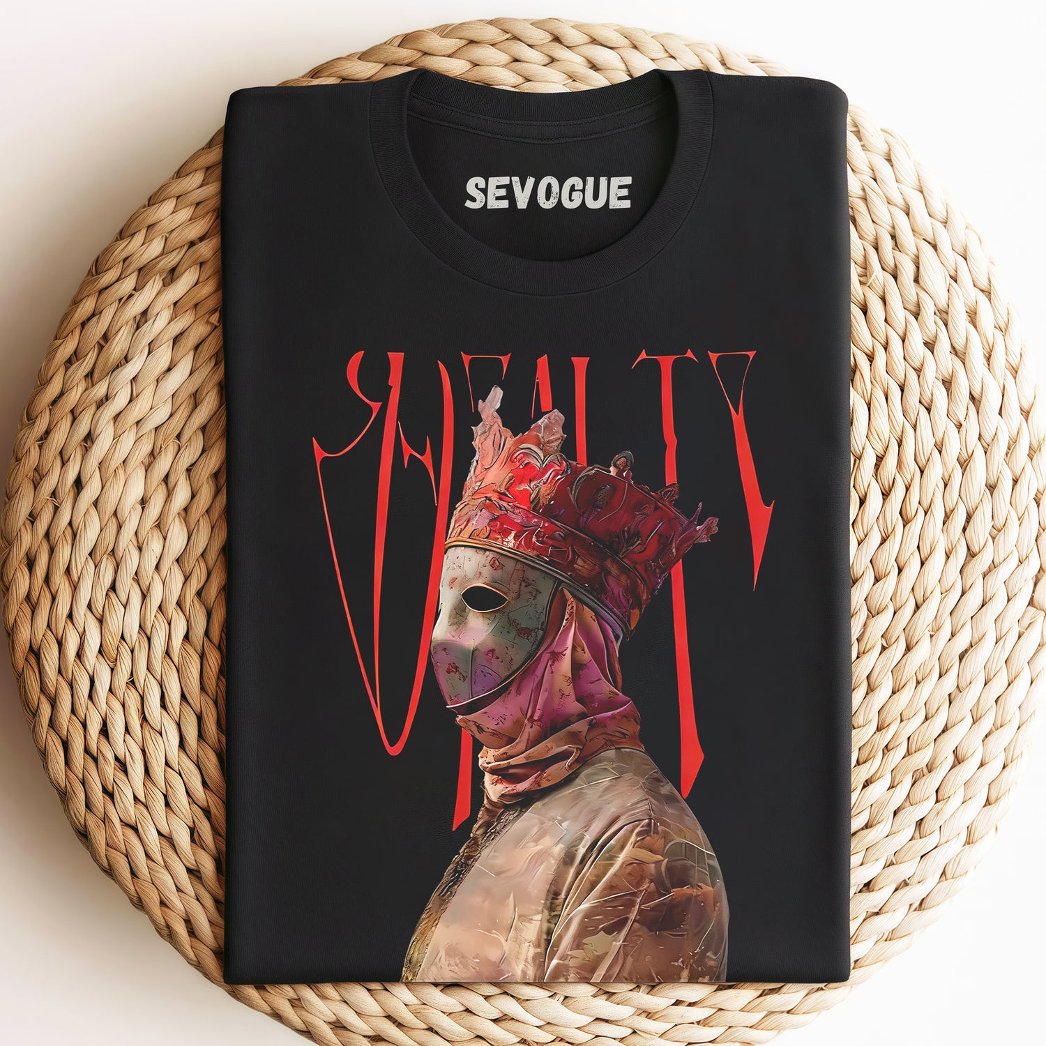 Royalty Masked Monarch Art Poster Unisex Tee, Sweatshirt & Hoodie