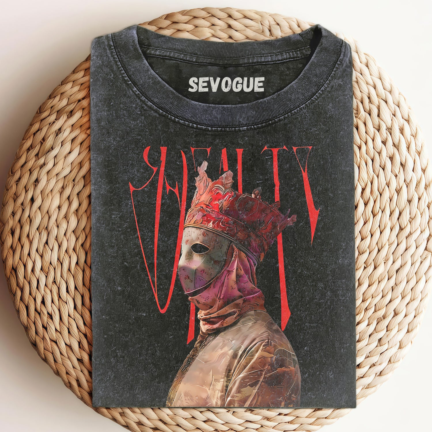 Royalty Masked Monarch Art Poster Unisex Tee, Sweatshirt & Hoodie