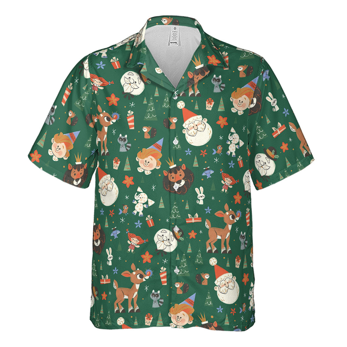 Rudolph The Red Nosed Reindeer Characters Hawaiian Shirt