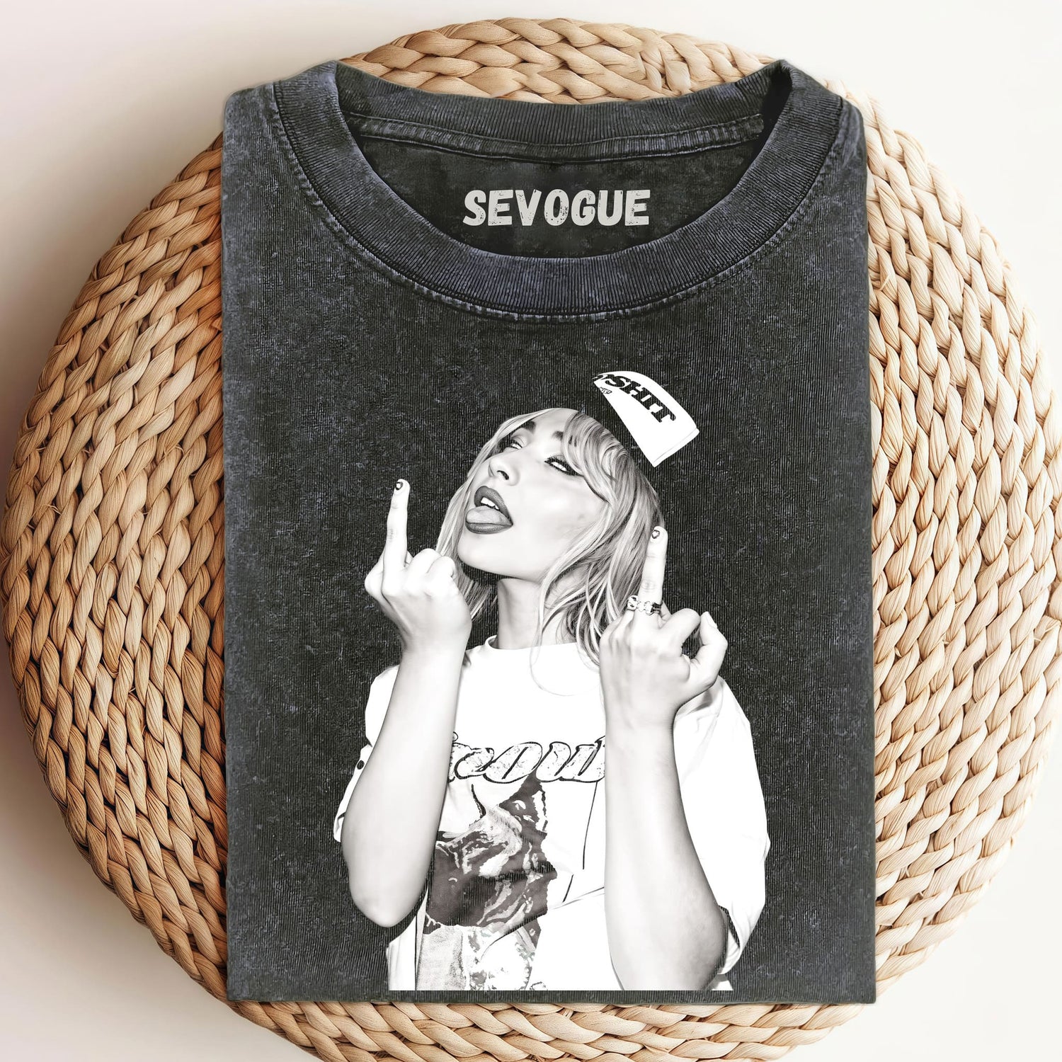 Sabrina Carpenter Gives The Middle Finger Tee & Sweat & Hood Unisex Tee, Sweatshirt & Hoodie