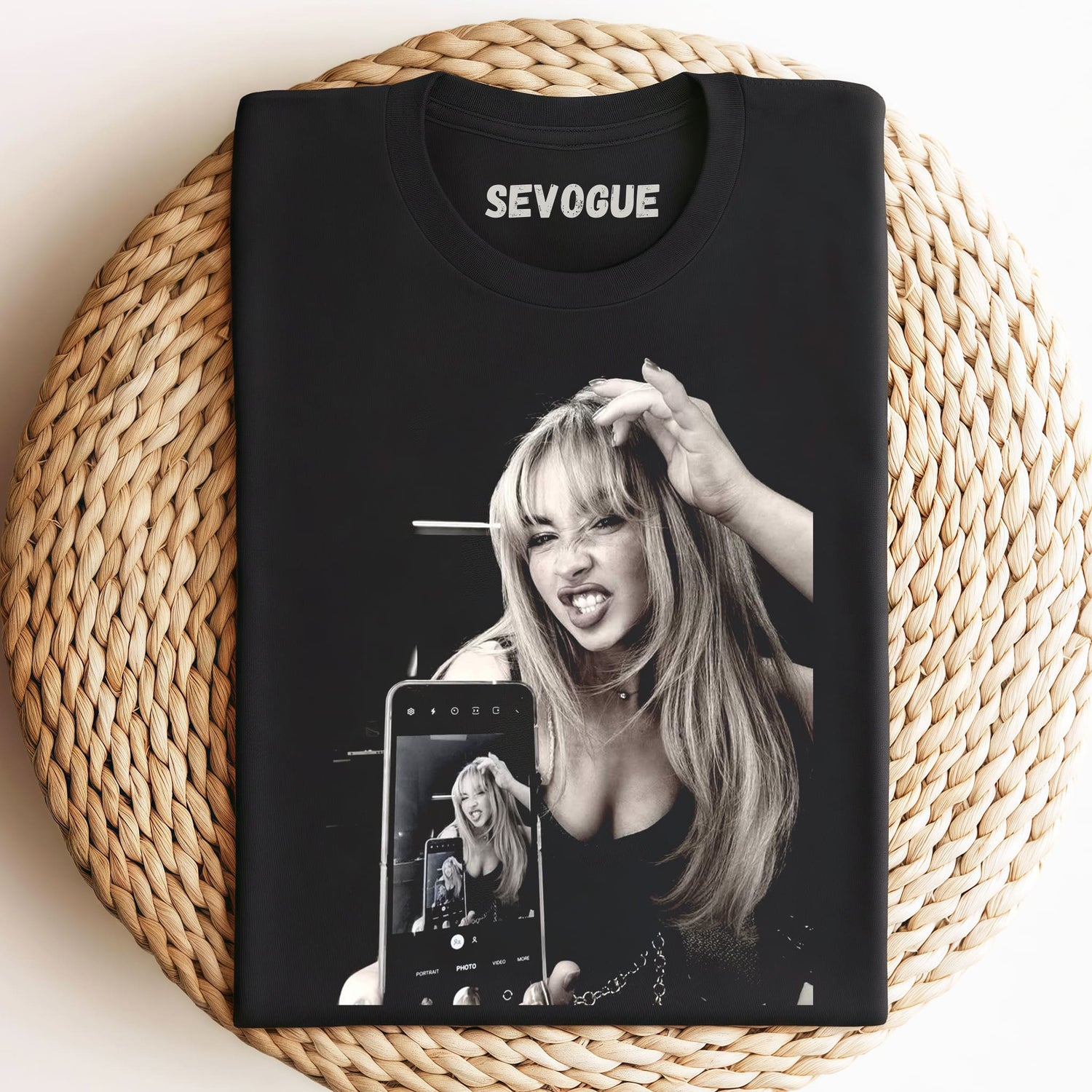 Sabrina Carpenter Selfie Unisex Tee, Tank Top, Layered LS, Sweatshirt & Hoodie