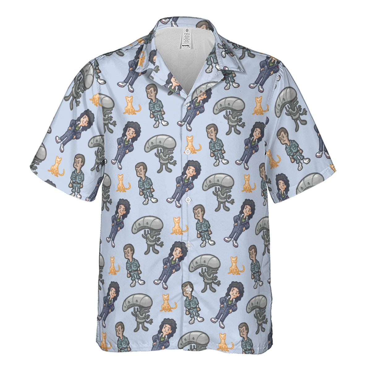 SciFi Chic Alien Hawaiian Shirt