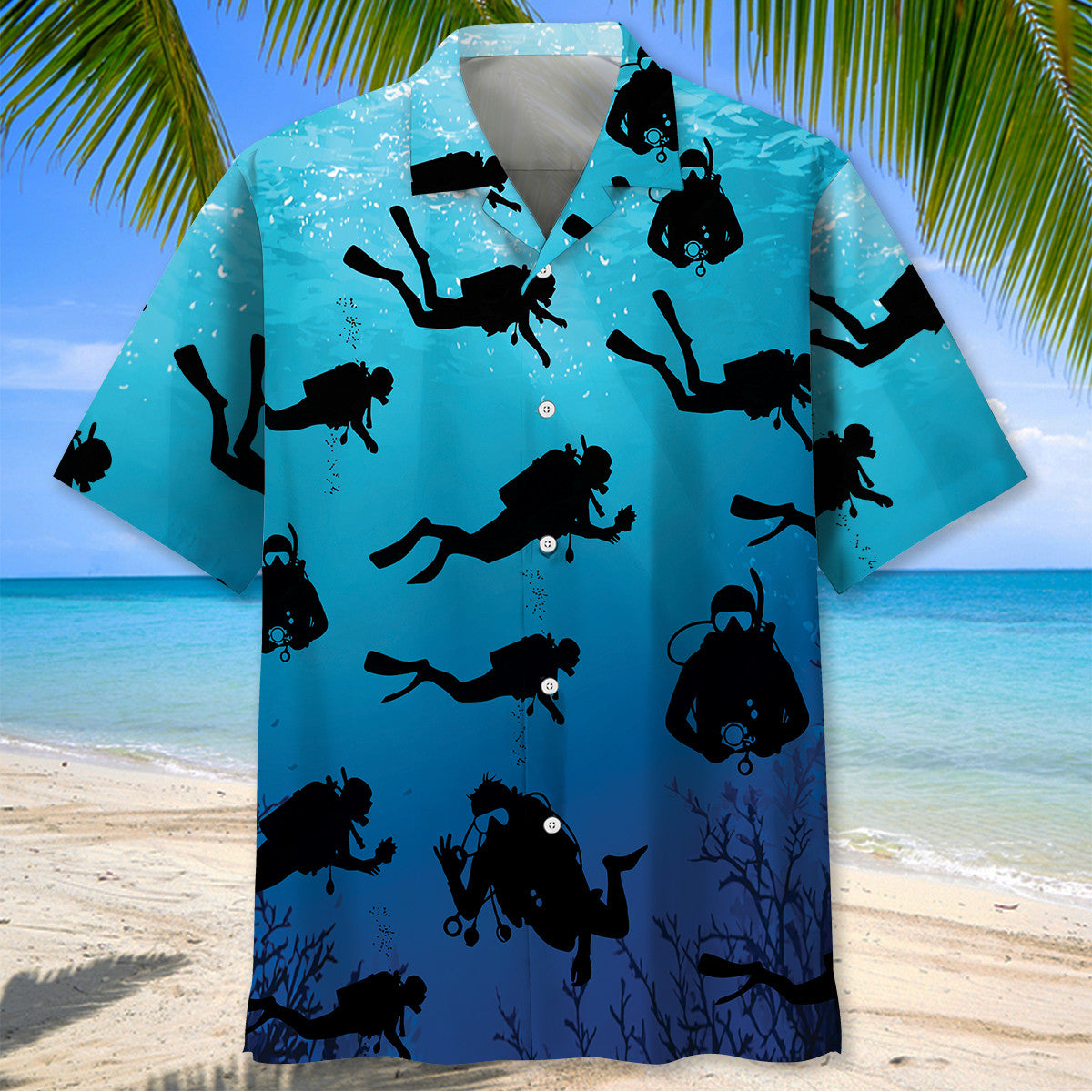 Scuba Diving Ocean Hawaiian Shirt