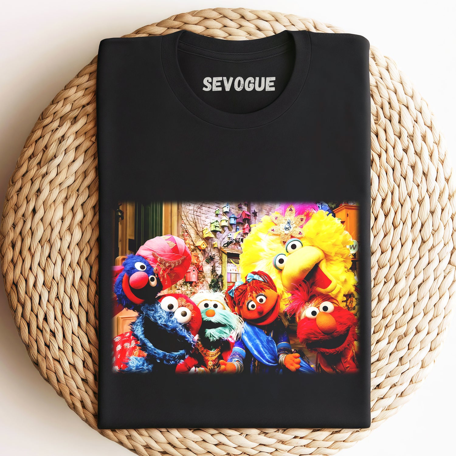 Sesame Street Is Dressed In Southeast Asian Attire Unisex Tee, Sweatshirt & Hoodi