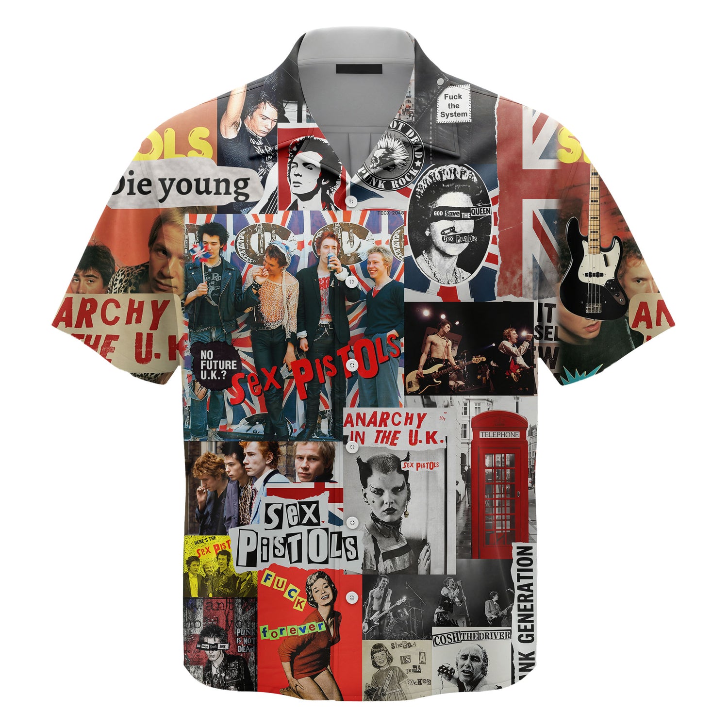Sex Pistols Unisex Hawaiian Shirt