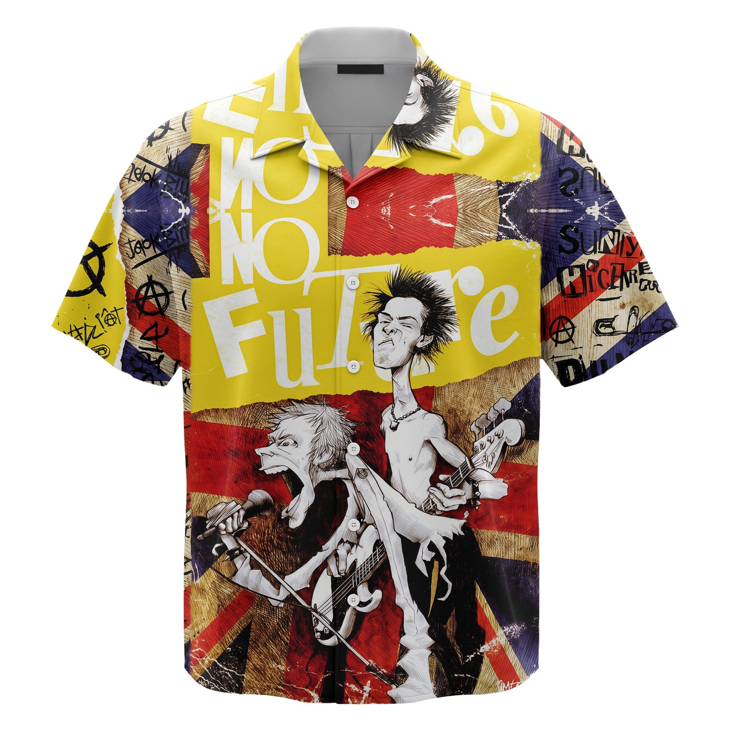 Sex Pistols Unisex Hawaiian Shirt