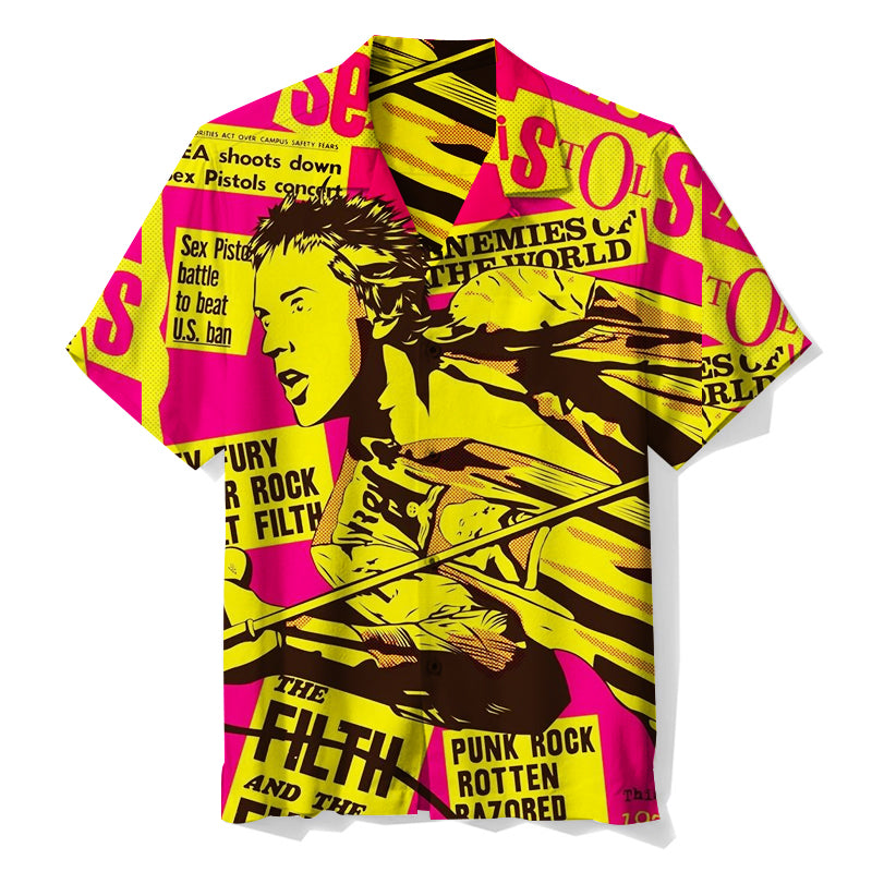 Sex Pistols Unisex Hawaiian Shirt