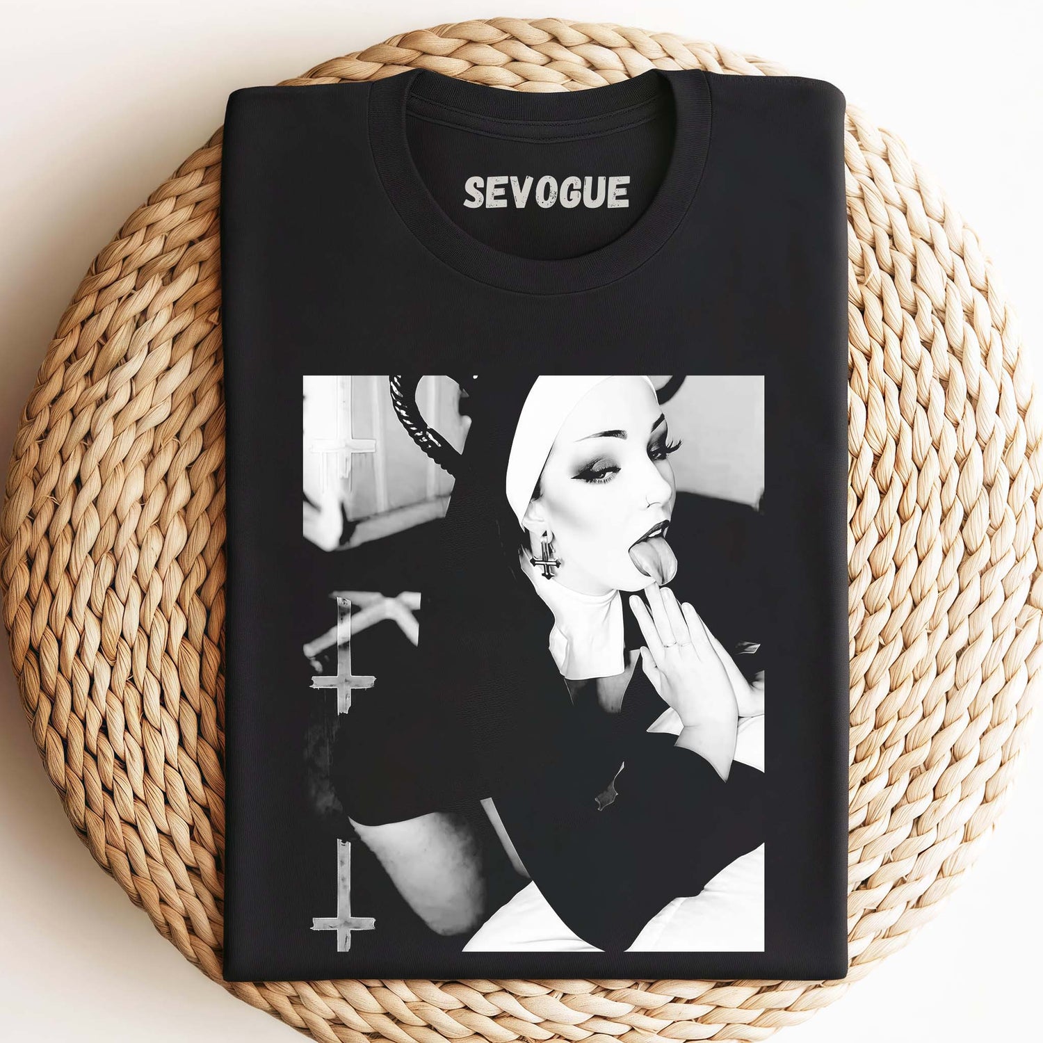 Sexy Nun Unisex Tee, Sweatshirt & Hoodie