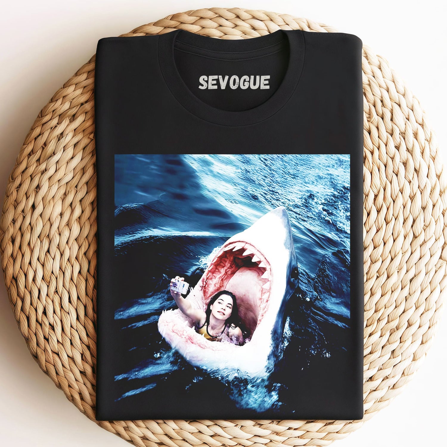 Shark Eats People Unisex Tee, Sweatshirt & Hoodie