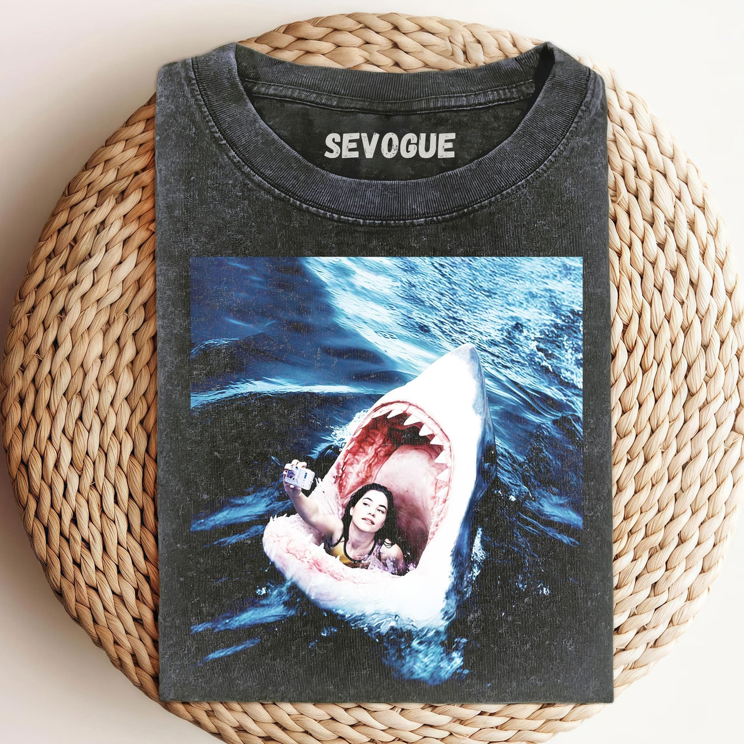 Shark Eats People Unisex Tee, Sweatshirt & Hoodie