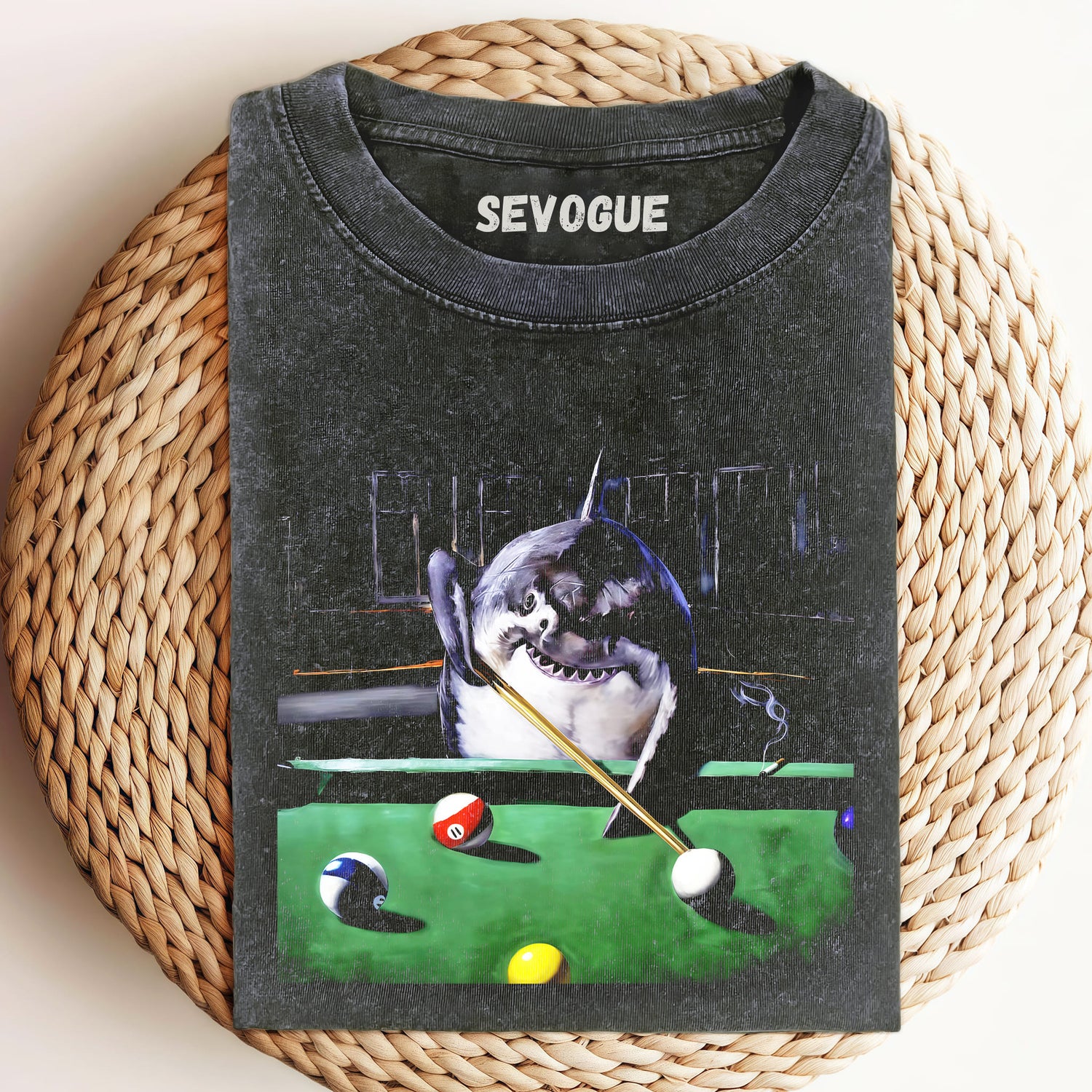 Sharks Playing Billiards Funny Unisex Tee, Sweatshirt & Hoodie