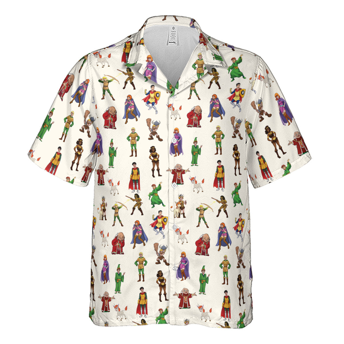 Sheila Uni Eric Diana Bobby Hank DnD Hawaiian Shirt