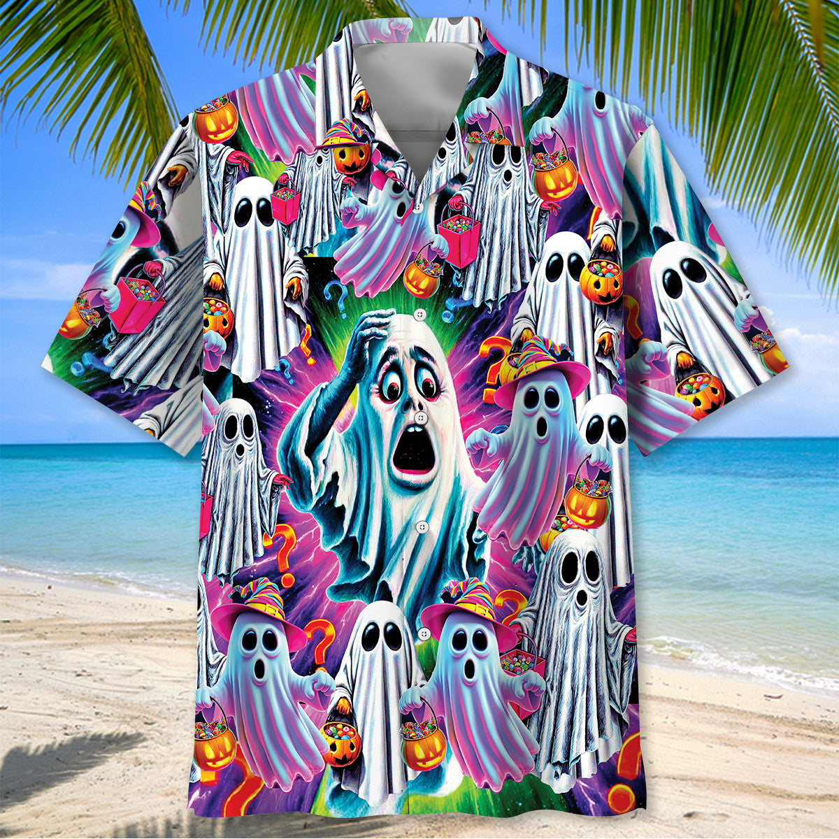 Silly Spooky Boo Hawaiian Shirt
