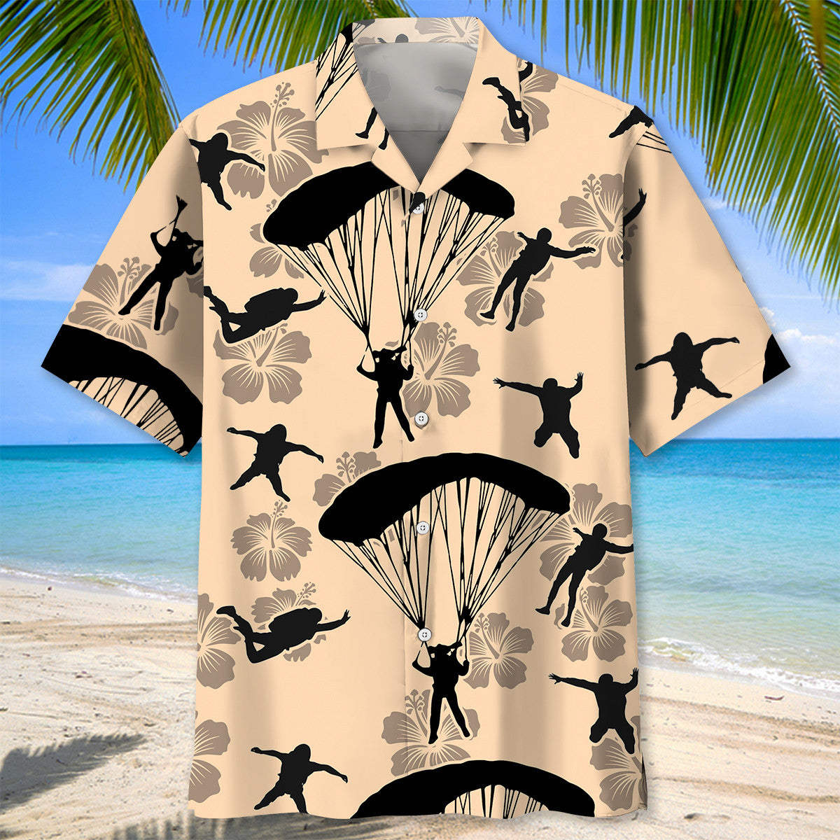 Skydiving Skydiver Hawaiian Shirt