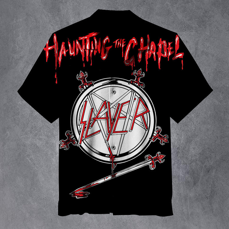 Slayer - Haunting the Chapel Unisex Hawaiian Shirt