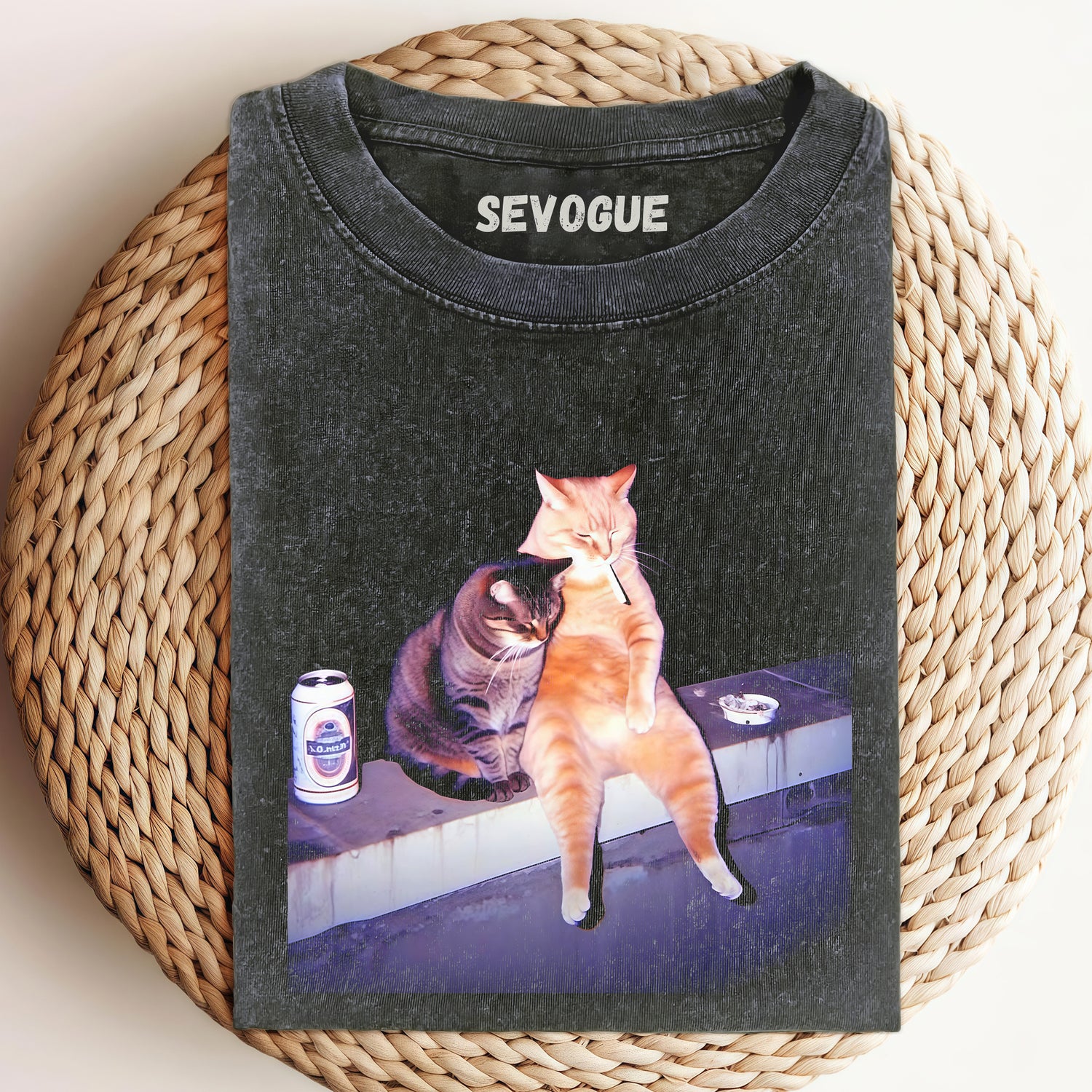Smoking Cat 1.0 Unisex Tee, Sweatshirt & Hoodie