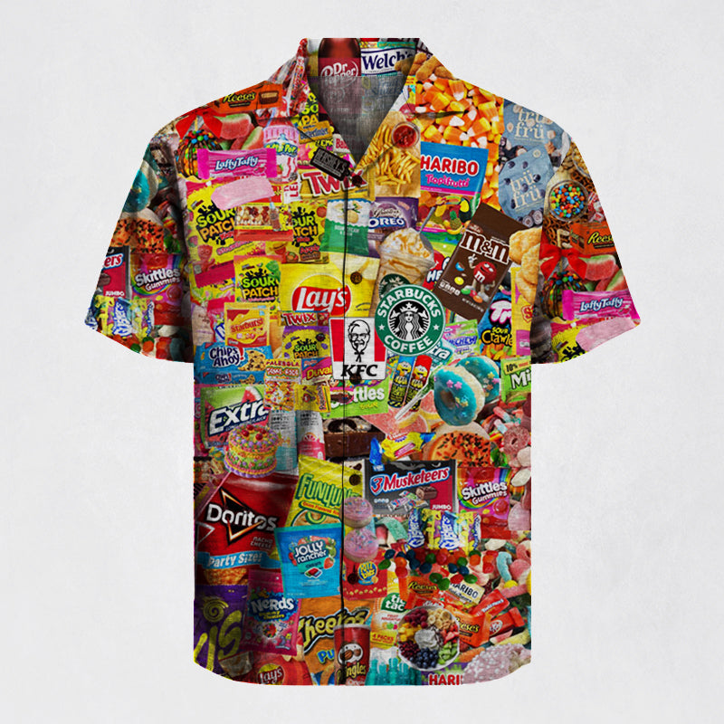 Snack Attack!Our Forever Faves!!! Unisex Hawaiian Shirt