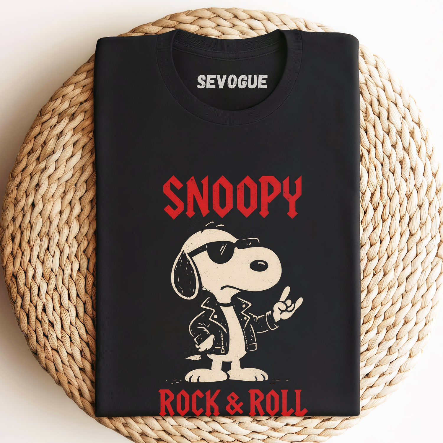 Snoopy Rock&Roll Unisex Tee, Sweatshirt & Hoodi