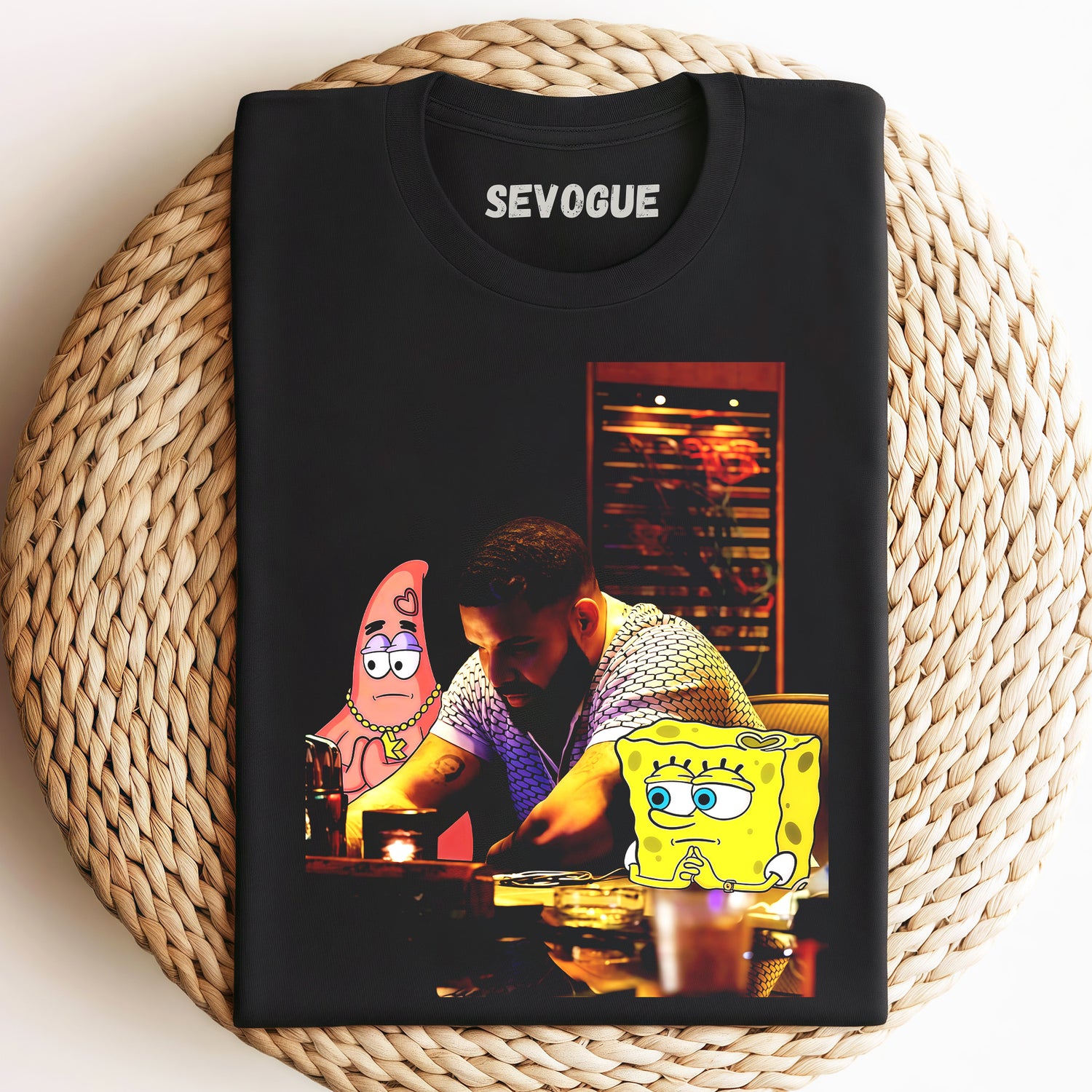 Spongebob Squarepants & Patrick Star & Drake Unisex Tee, Sweatshirt & Hoodi