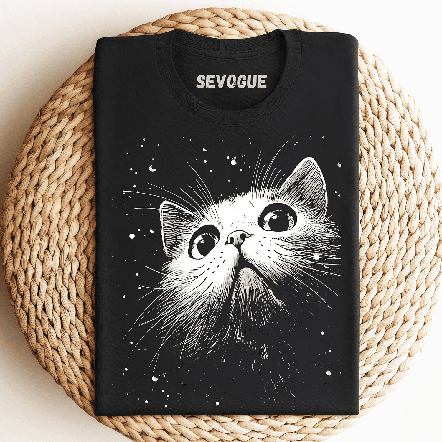 Star Cat Unisex Tee, Sweatshirt & Hoodie
