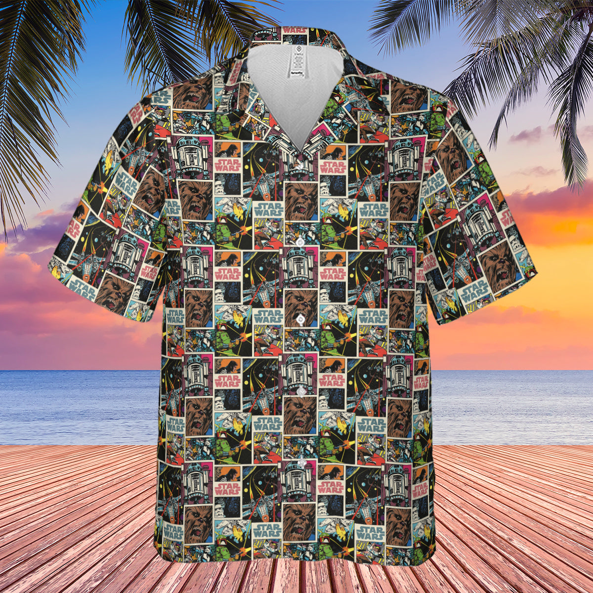 Star Wars Comic Hawaiian Shirt