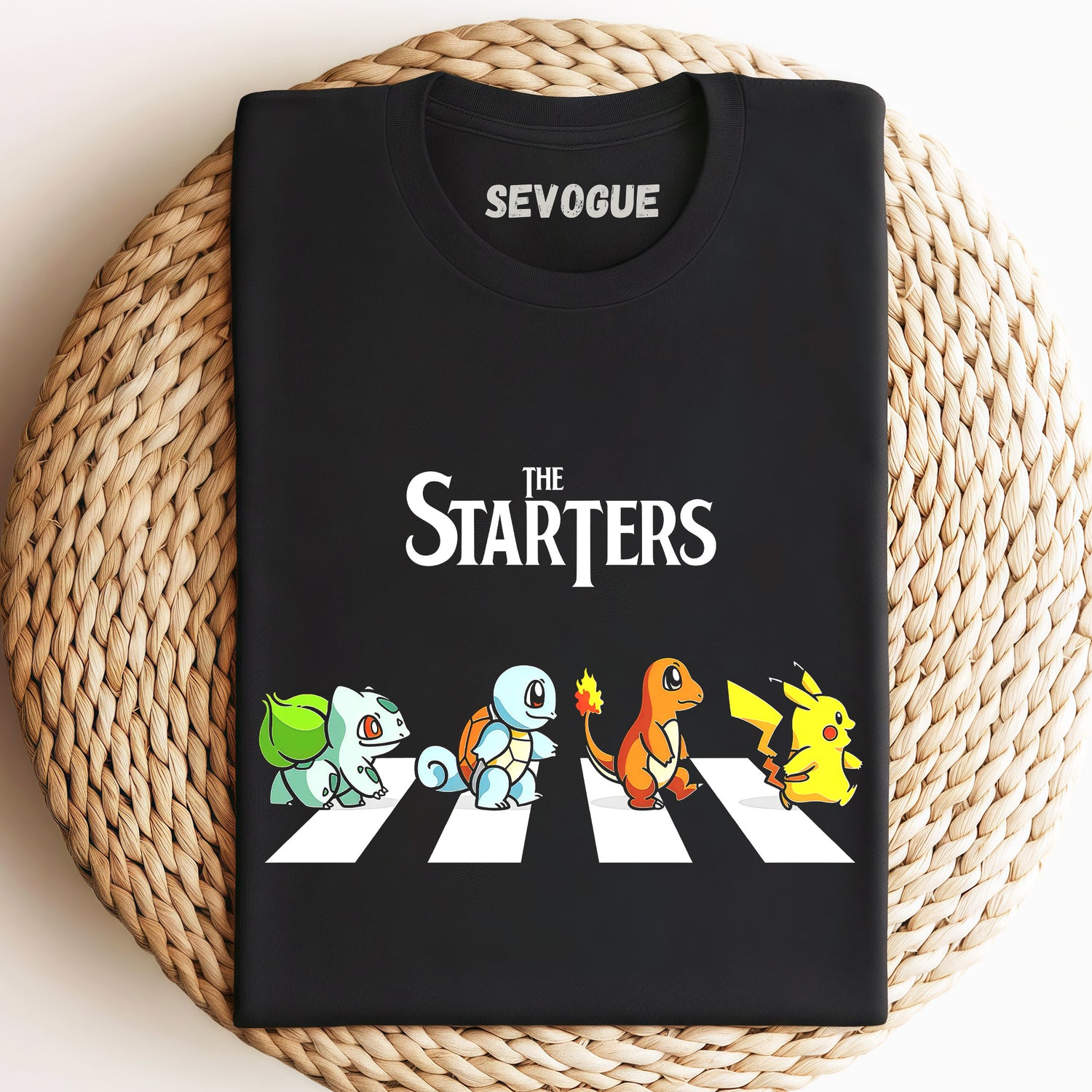 Starter Pokémon Crossing The Road Unisex Tee, Sweatshirt & Hoodi