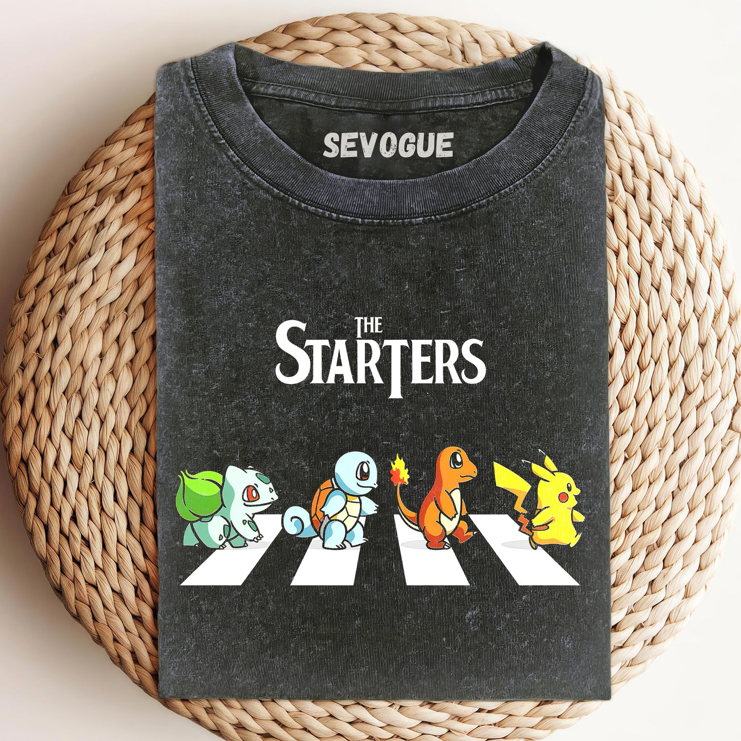 Starter Pokémon Crossing The Road Unisex Tee, Sweatshirt & Hoodi