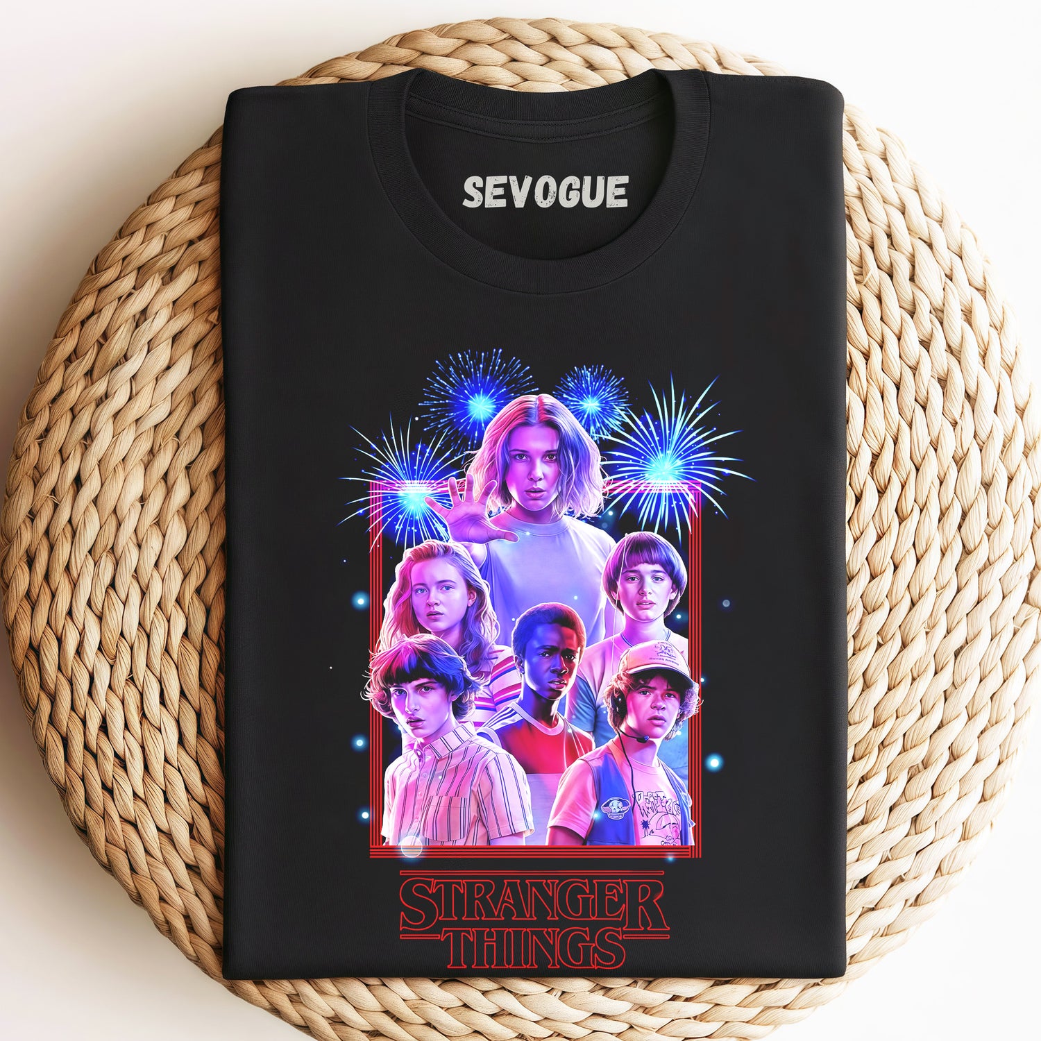 Stranger Things V6 Unisex Tee, Sweatshirt & Hoodie